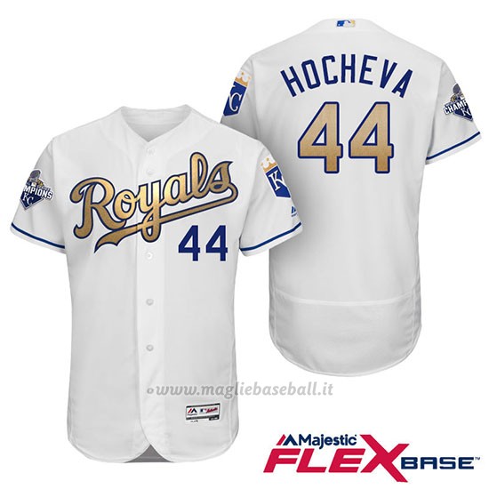 Maglia Baseball Uomo Kansas City Royals Campione 44 Luke Hochevar Flex Base Ors